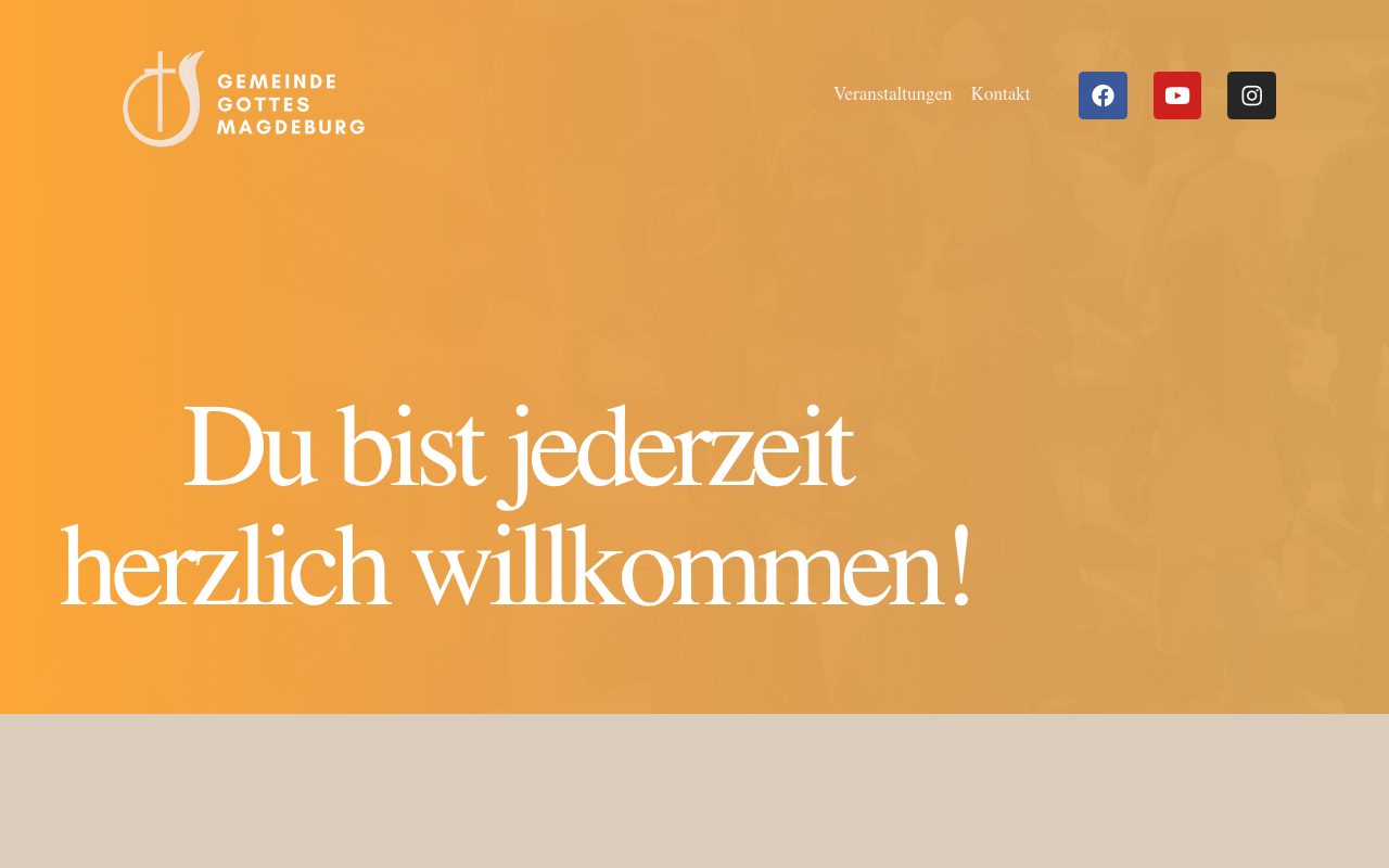 Screenshot der Website GeGo Magdeburg